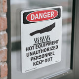 Hot Equipment Unauthorized Keep Out