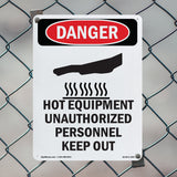 Hot Equipment Unauthorized Keep Out
