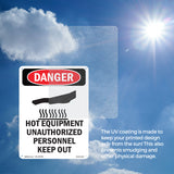 Hot Equipment Unauthorized Keep Out