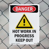 Hot Work In Progress Keep Out