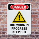 Hot Work In Progress Keep Out