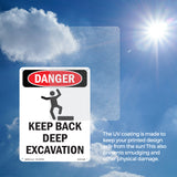 Keep Back Deep Excavation