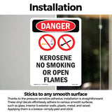 Kerosene No Smoking Or Open Flames