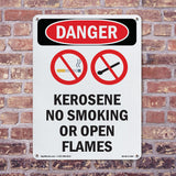 Kerosene No Smoking Or Open Flames
