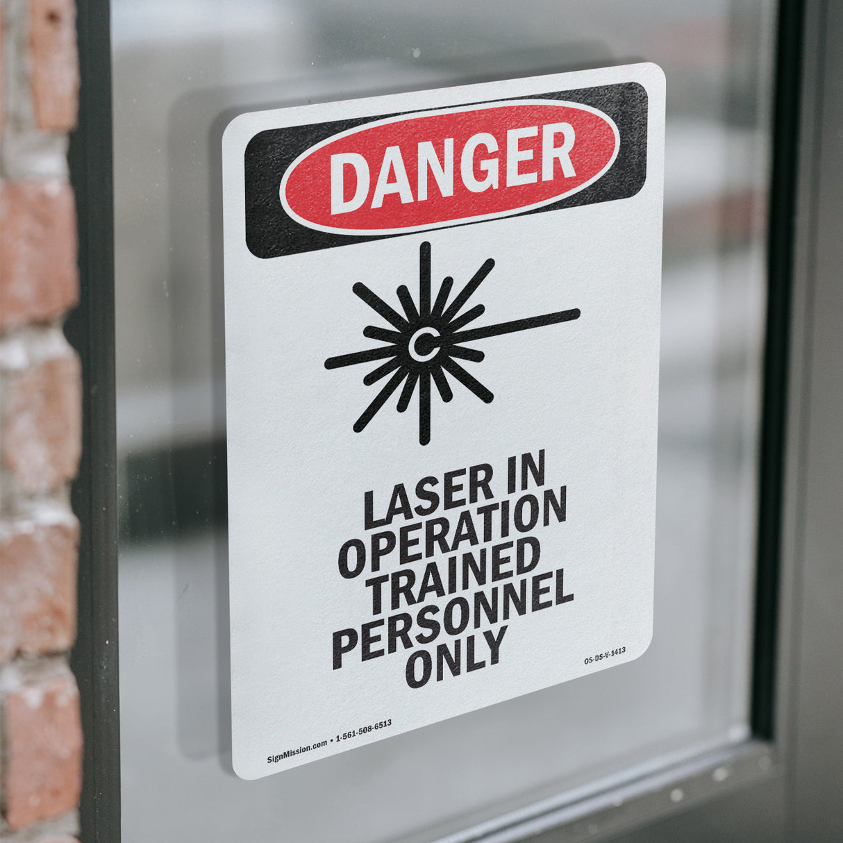 Laser In Operation Trained Personnel Only