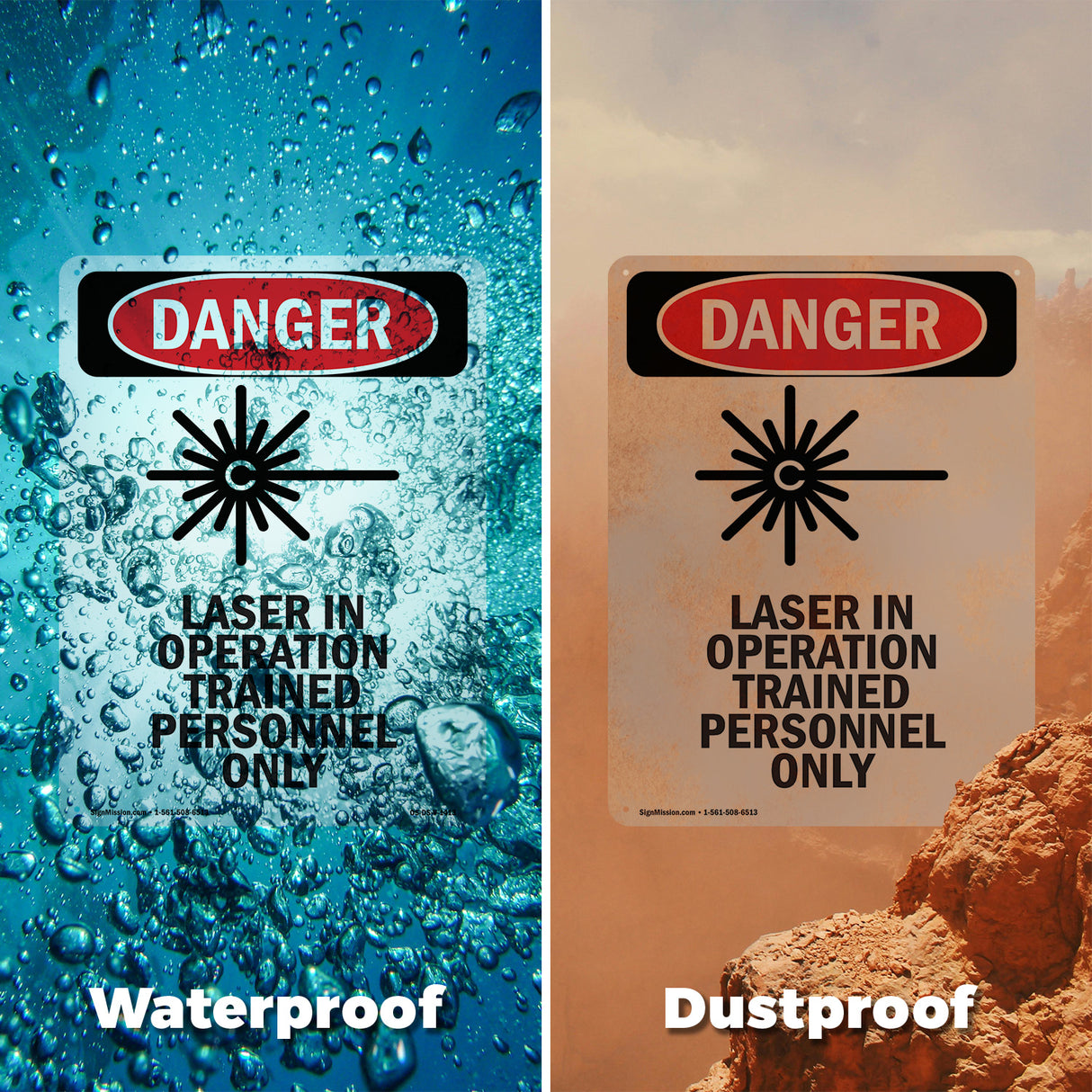 Laser In Operation Trained Personnel Only