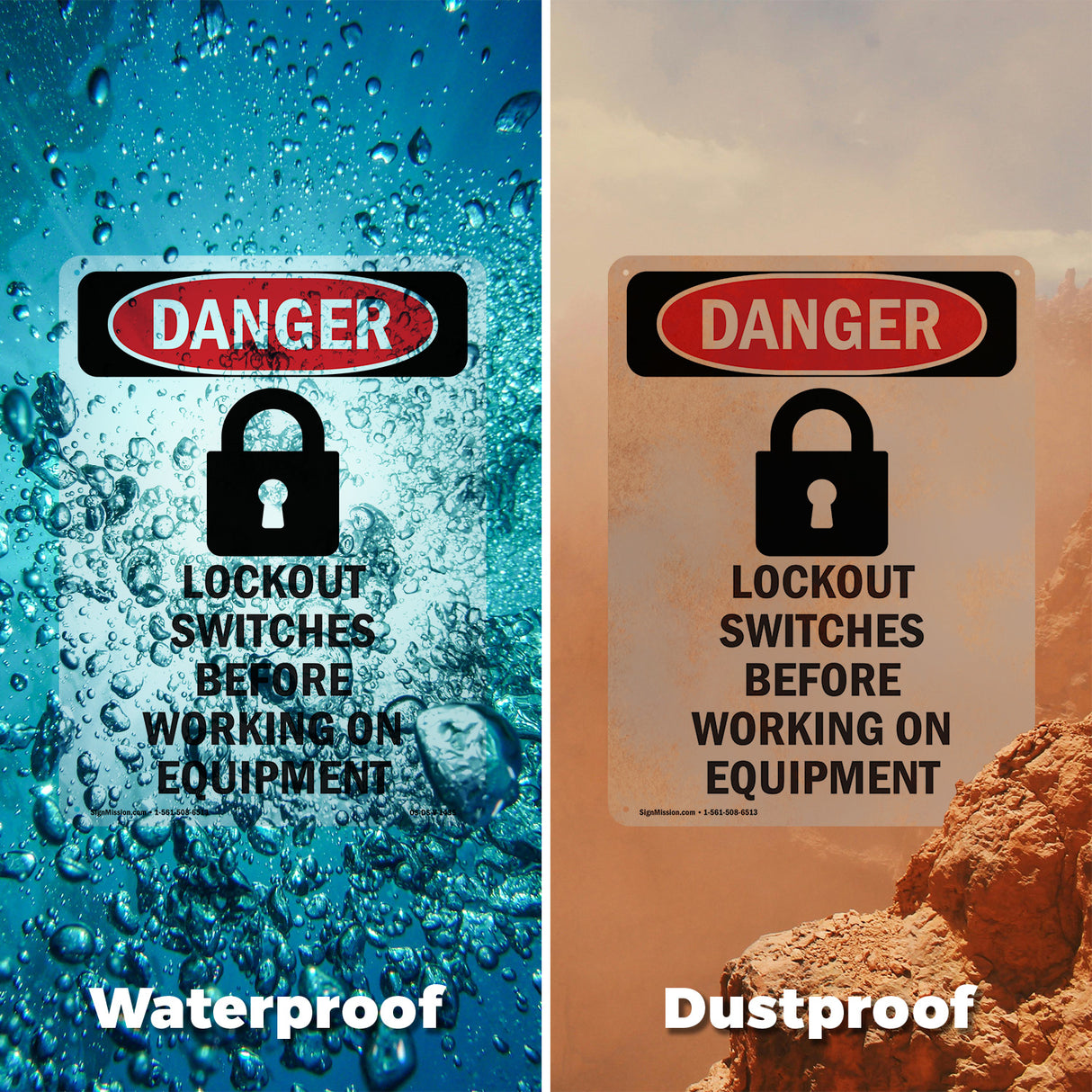 Lockout Switches Before Working On Equipment