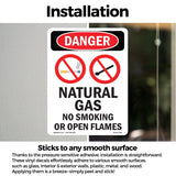 Natural Gas No Smoking Or Open Flames
