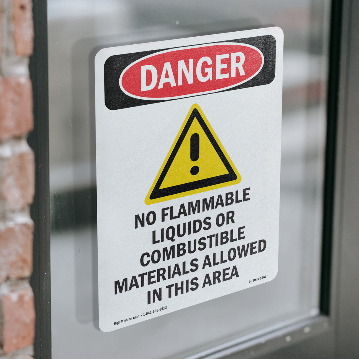 No Flammable Liquids Combustible Materials