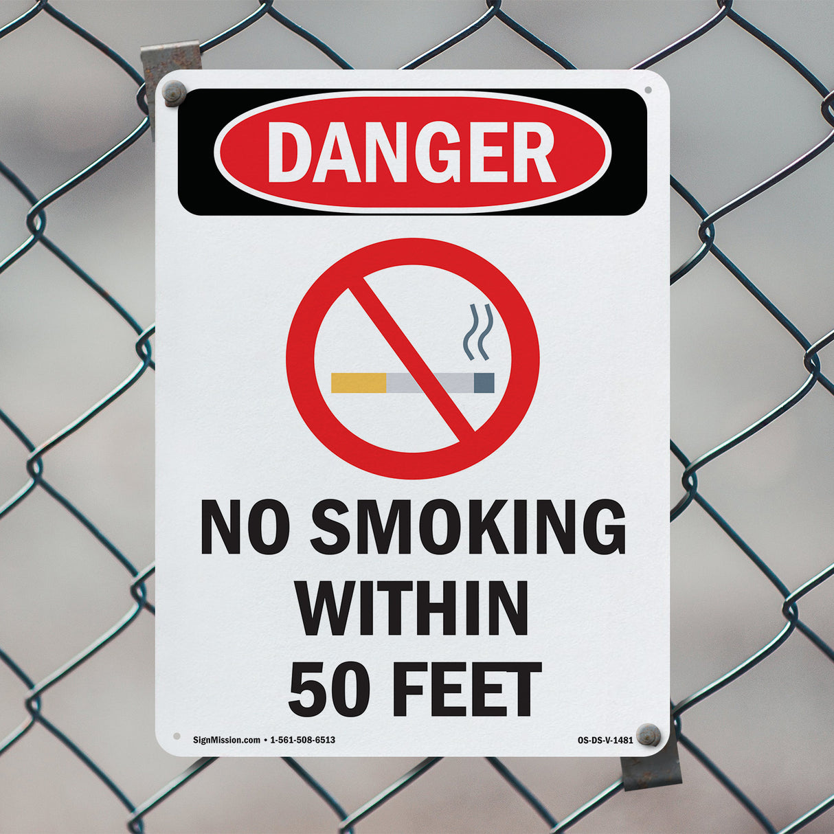 No Smoking Within 50 Feet