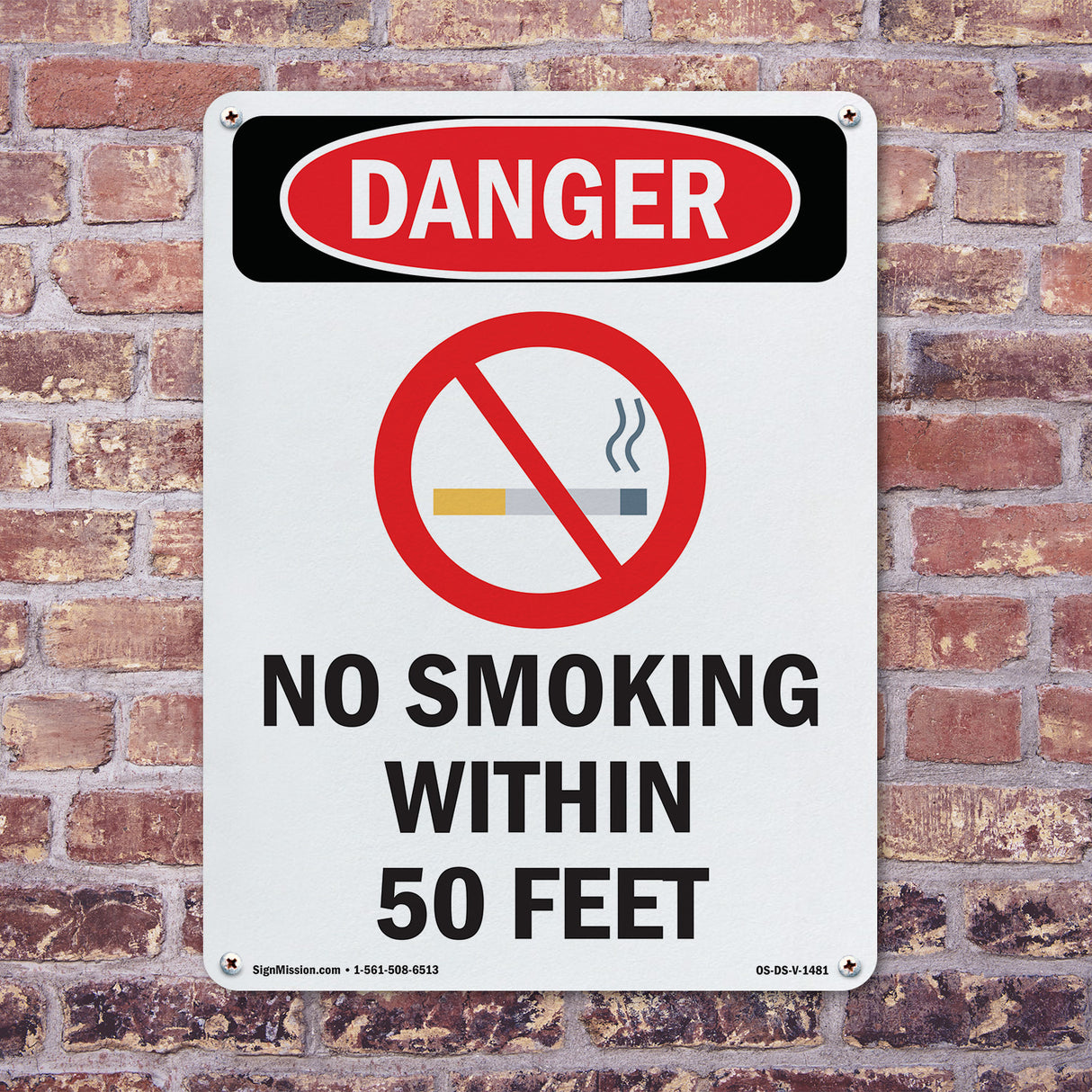 No Smoking Within 50 Feet