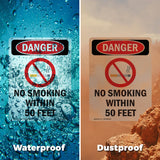 No Smoking Within 50 Feet