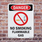No Smoking Flammable Gas