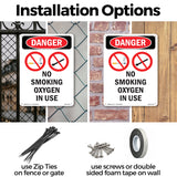 No Smoking Oxygen In Use