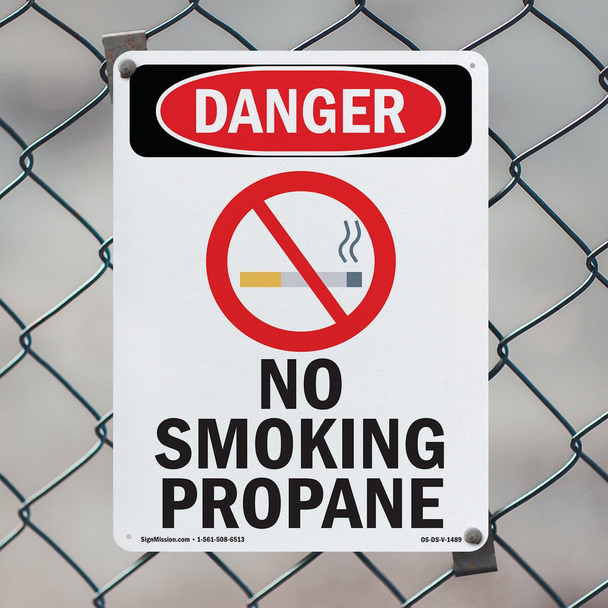 No Smoking Propane