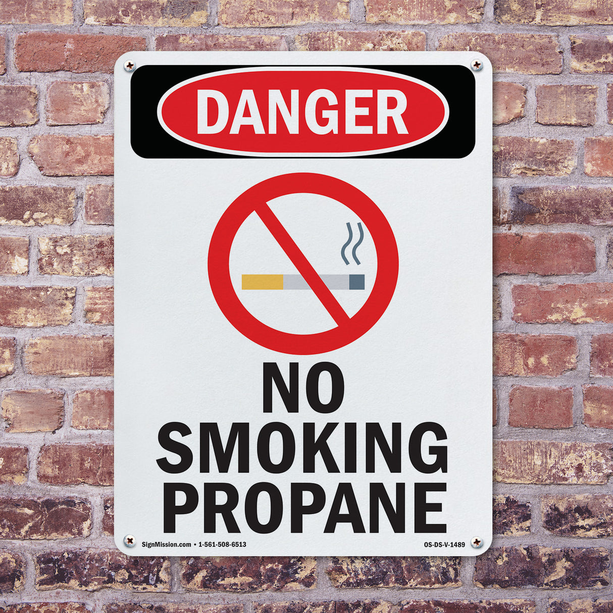 No Smoking Propane