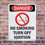 No Smoking Turn Off Ignition