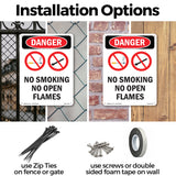 No Smoking No Open Flames