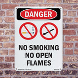 No Smoking No Open Flames