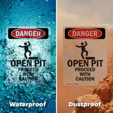 Open Pit Proceed With Caution