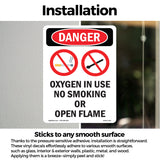 Oxygen In Use No Smoking Or Open Flame
