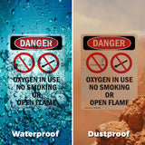 Oxygen In Use No Smoking Or Open Flame