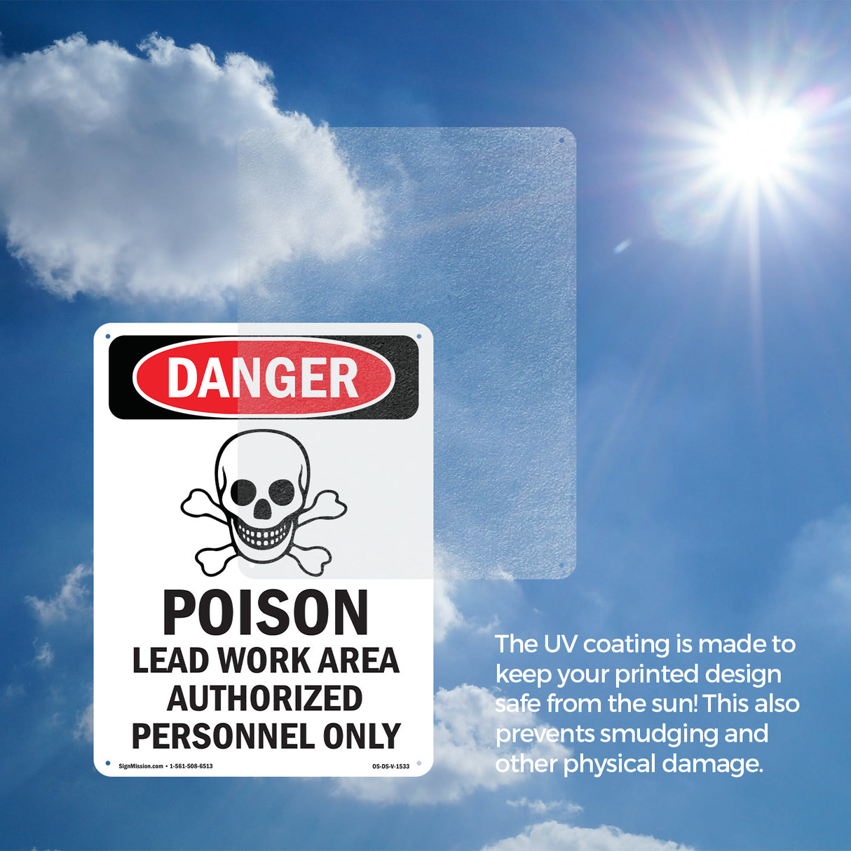 Poison Lead Work Area Authorized Only