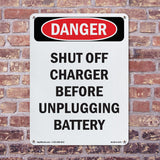 Shut Off Charger Before Unplugging Battery