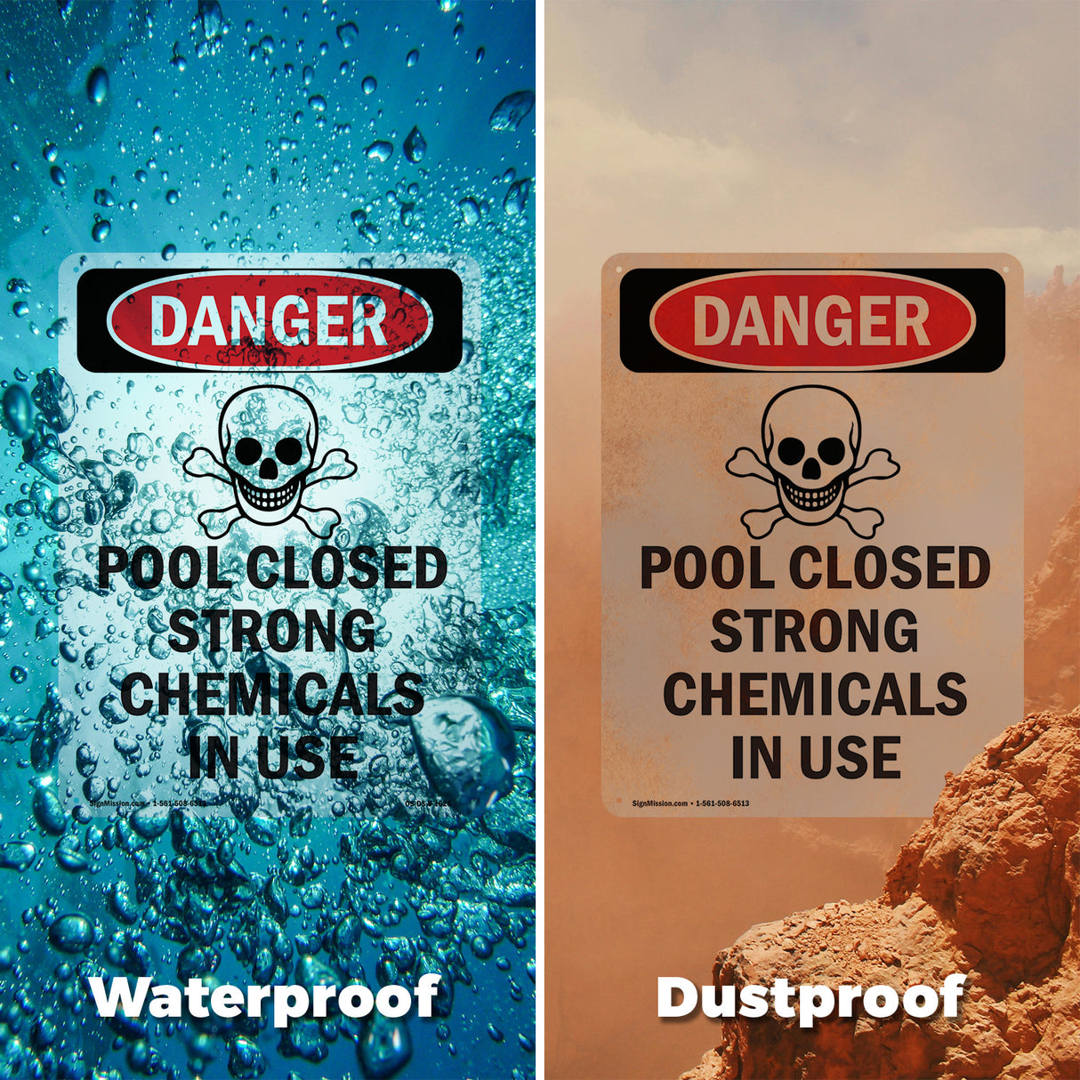 Pool Closed Strong