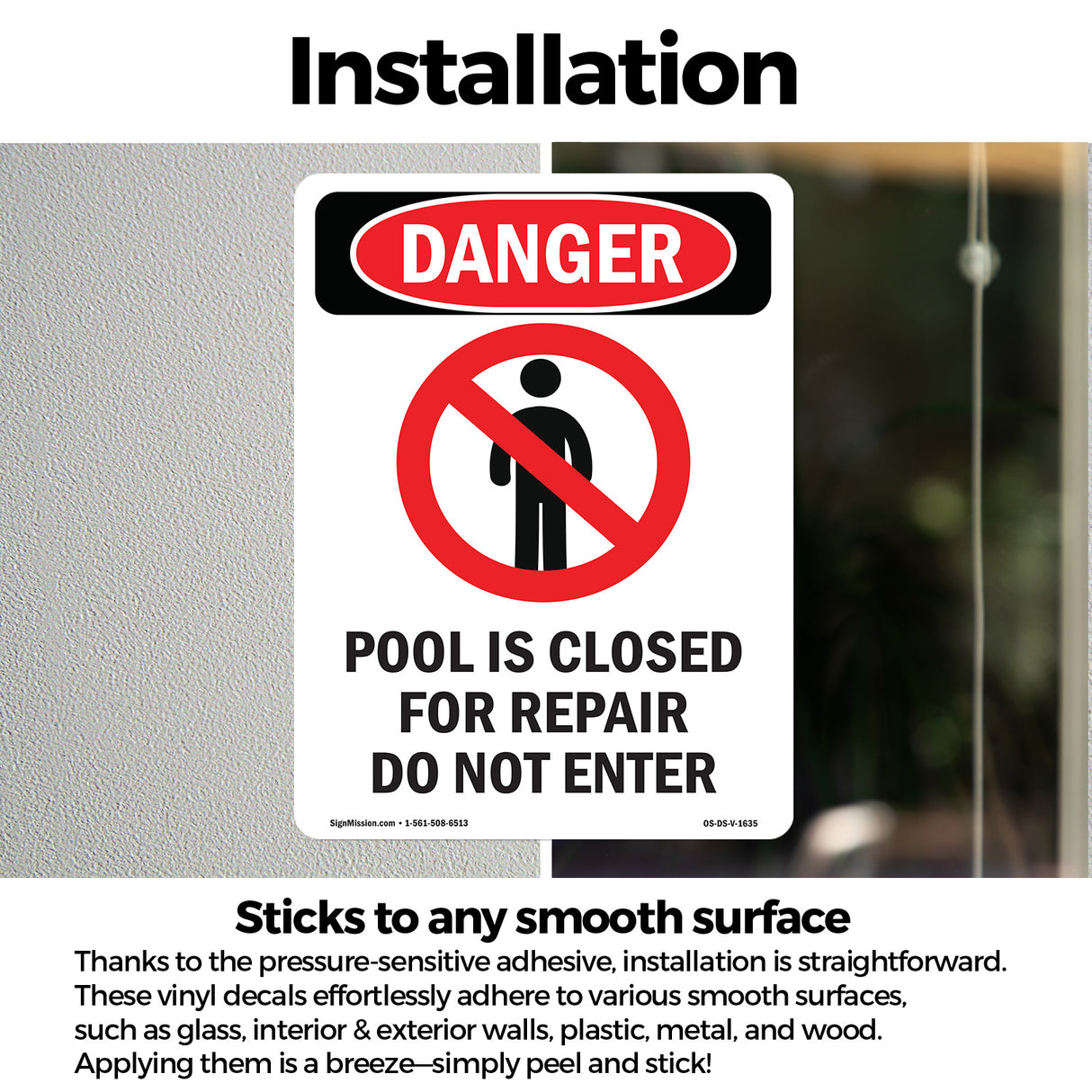 Pool Is Closed For Repair Do Not Enter