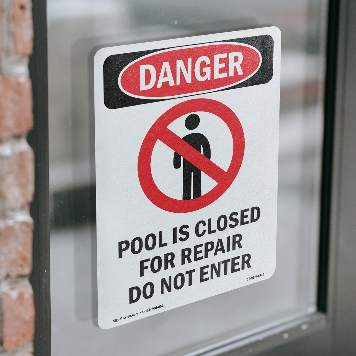 Pool Is Closed For Repair Do Not Enter