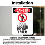 Pool Closed Do Not Enter