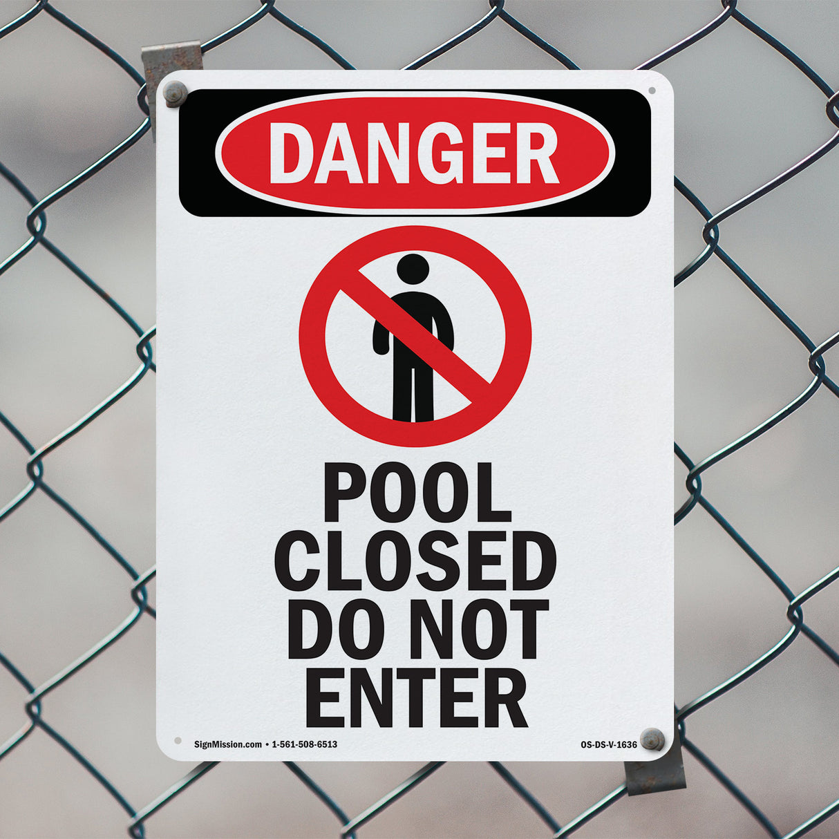 Pool Closed Do Not Enter