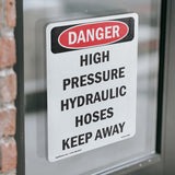 High Pressure Hydraulic Hoses Keep Away