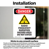 Radio Frequency Radiation Hazard Area