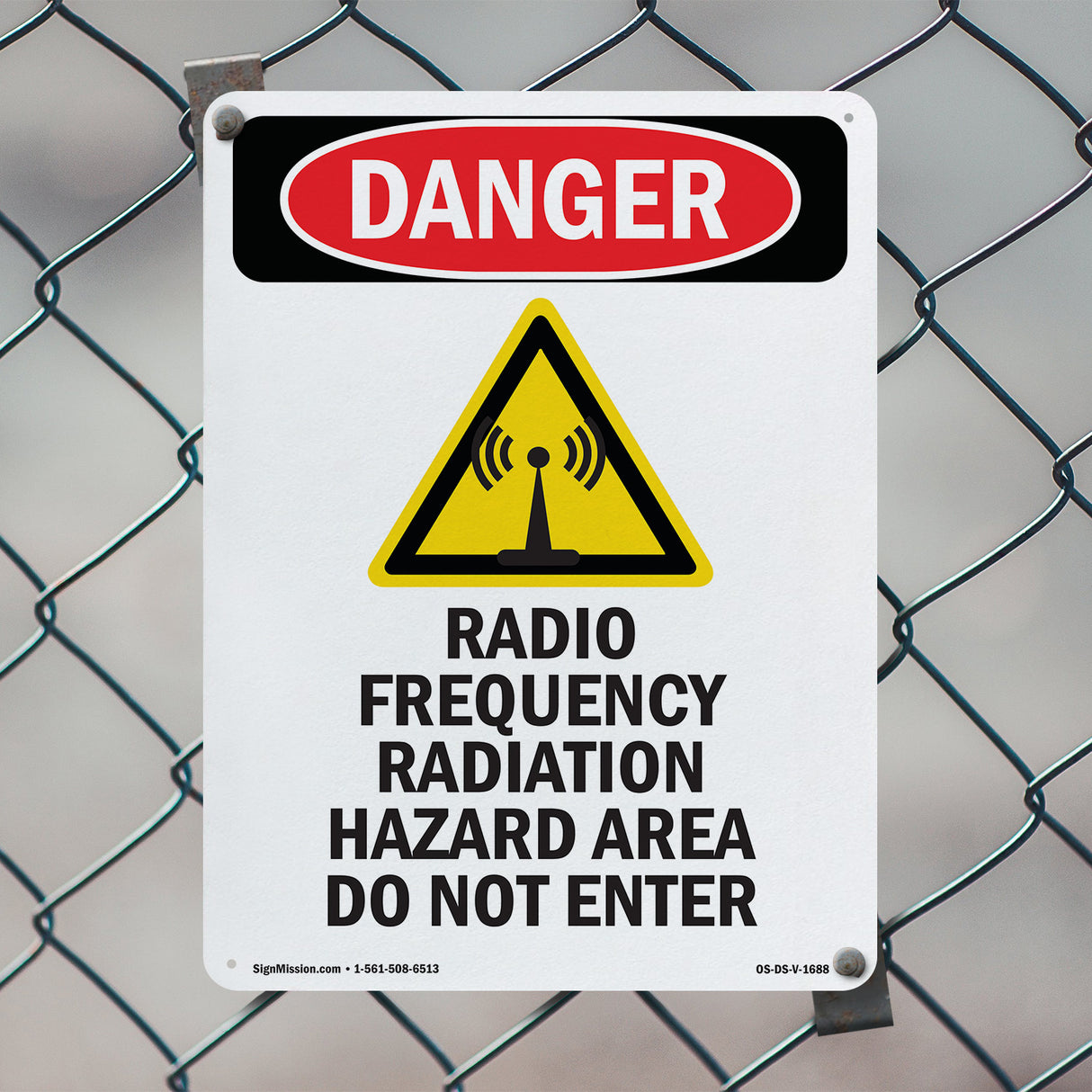 Radio Frequency Radiation Hazard Area