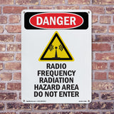 Radio Frequency Radiation Hazard Area