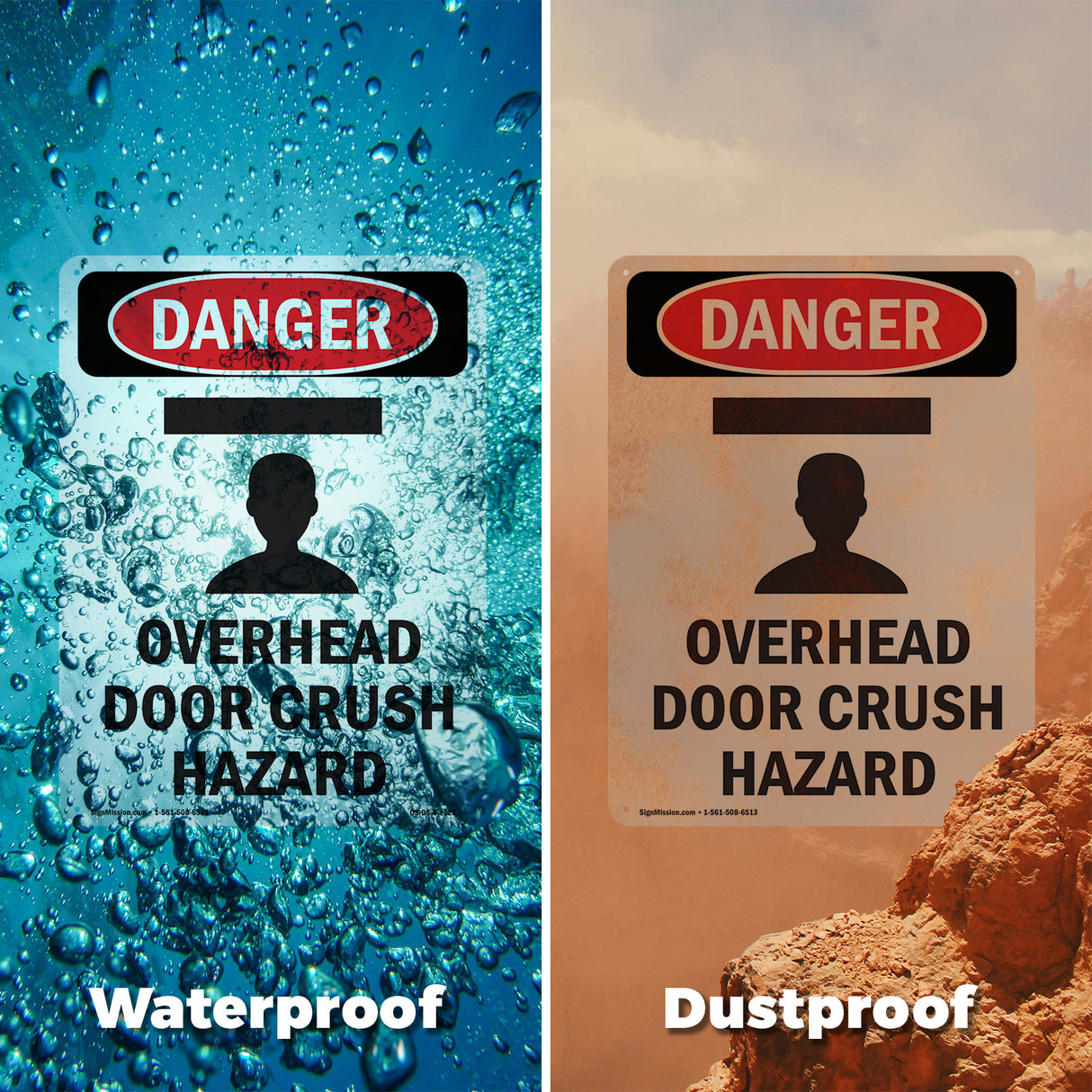 Overhead Door Crush Hazard