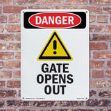 Gate Opens Out