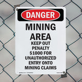 Mining Area Keep Out