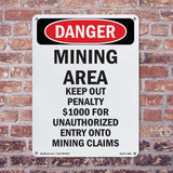 Mining Area Keep Out