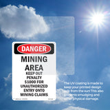 Mining Area Keep Out