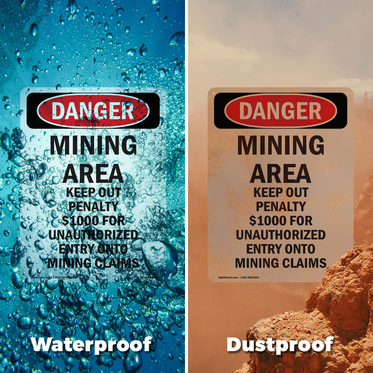 Mining Area Keep Out