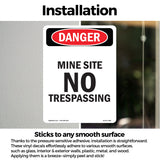 Mine Site No Trespassing