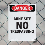 Mine Site No Trespassing