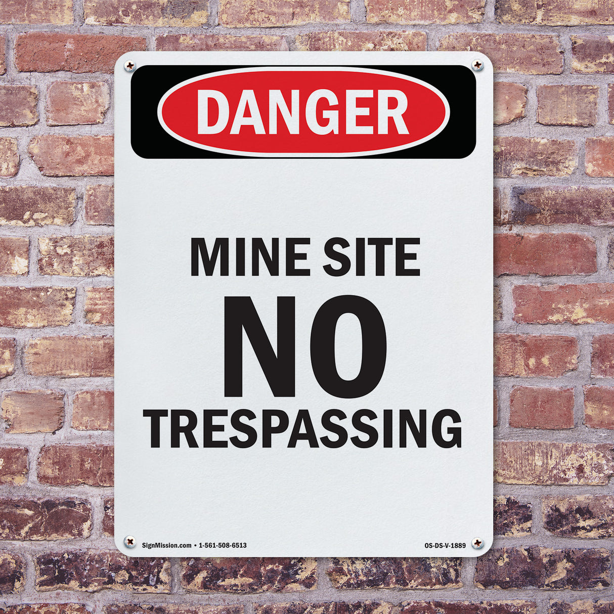 Mine Site No Trespassing