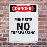 Mine Site No Trespassing