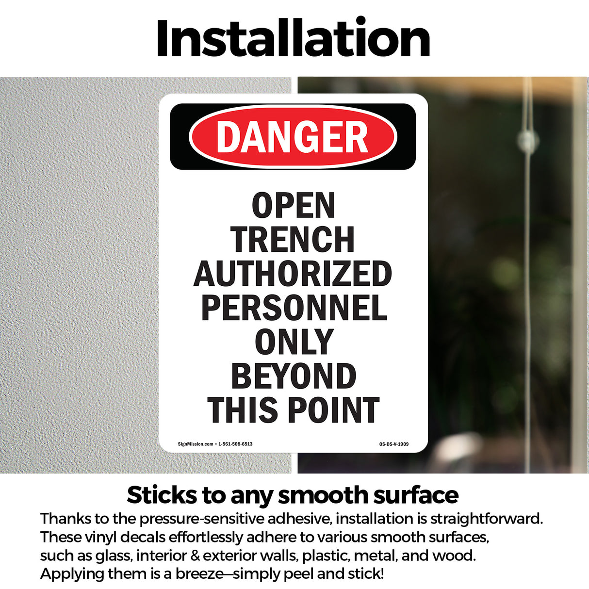 Open Trench Authorized Personnel Only