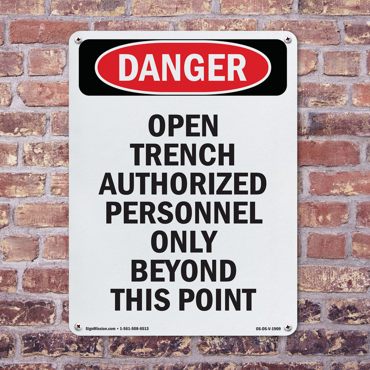 Open Trench Authorized Personnel Only