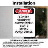 Standby Generator Automatically Starts During